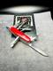 Vintage VICTORINOX Craftsman ROSTFREI Swiss Army Knife Multi Tool 91mm RED