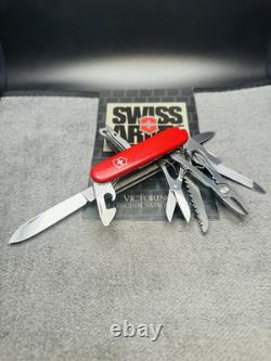 Vintage VICTORINOX Craftsman ROSTFREI Swiss Army Knife Multi Tool 91mm RED