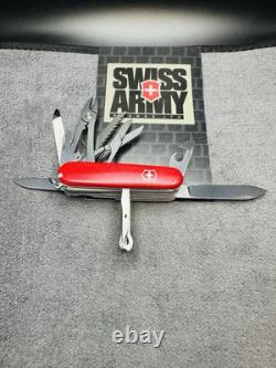 Vintage VICTORINOX Craftsman ROSTFREI Swiss Army Knife Multi Tool 91mm RED