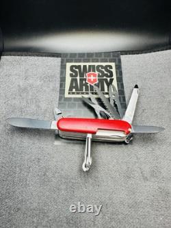 Vintage VICTORINOX Craftsman ROSTFREI Swiss Army Knife Multi Tool 91mm RED