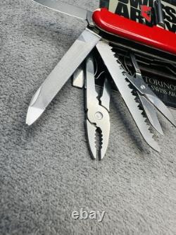 Vintage VICTORINOX Craftsman ROSTFREI Swiss Army Knife Multi Tool 91mm RED