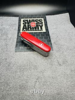 Vintage VICTORINOX Craftsman ROSTFREI Swiss Army Knife Multi Tool 91mm RED