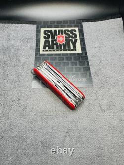 Vintage VICTORINOX Craftsman ROSTFREI Swiss Army Knife Multi Tool 91mm RED