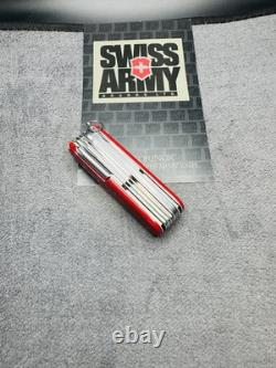 Vintage VICTORINOX Craftsman ROSTFREI Swiss Army Knife Multi Tool 91mm RED