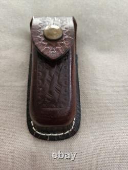 Vintage VICTORINOX OFFICIER SUISSE ARMY ROSTFREI MULTI-TOOL WithLeather Case