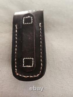 Vintage VICTORINOX OFFICIER SUISSE ARMY ROSTFREI MULTI-TOOL WithLeather Case