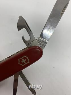 Vintage VICTORINOX Swiss Army Knife Victoria Officier Suisse Switzerland +PAT