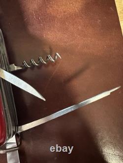 Vintage Victoria Victorinox Champion 91mm Long Nail File LNF Bail Excellent