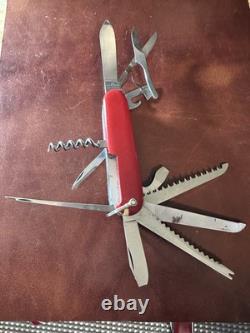 Vintage Victoria Victorinox Champion 91mm Long Nail File LNF Bail Excellent