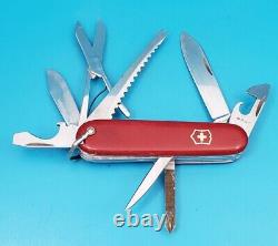 Vintage Victoria Victorinox Fisherman Swiss Army Knife Multi Tool! With Bail