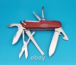 Vintage Victoria Victorinox Fisherman Swiss Army Knife Multi Tool! With Bail