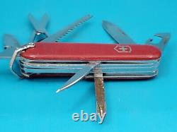 Vintage Victoria Victorinox Fisherman Swiss Army Knife Multi Tool! With Bail