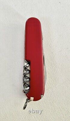 Vintage Victorinox Deluxe Climber Swiss Army Knife With Mechanic Pliers Rare