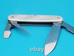 Vintage Victorinox Electrician 93mm Silver Alox Old Cross Swiss Army Knife