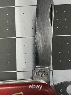 Vintage Victorinox Elinox Ranger Outdoorsman Swiss Army Knife Pre 1970 91MM 5049