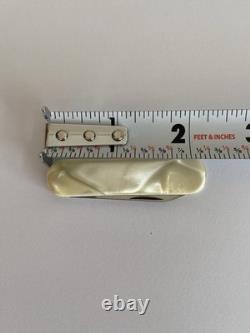 Vintage Victorinox Escort Swiss Army Pocket Knife Faux Mother Of Pearl 60s 70s