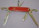 Vintage Victorinox Officer Suisse Red Multi-tool Folding Pocket Knife