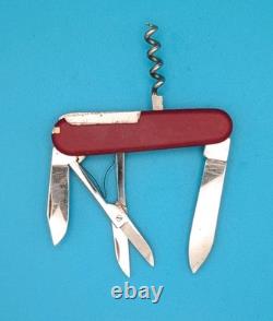 Vintage Victorinox Original Golfer Swiss Army Knife Multi Tool! Red! RARE! 84mm