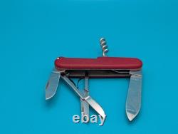 Vintage Victorinox Original Golfer Swiss Army Knife Multi Tool! Red! RARE! 84mm