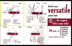 Vintage Victorinox Outdoorsman Original (1960 70s) Swiss Army Knife with Pouch