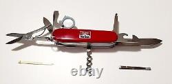 Vintage Victorinox Outdoorsman Retired Marlboro Collectible Swiss Army Knife Red