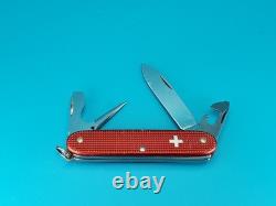 Vintage Victorinox Pioneer 93mm Red Alox Old Cross Swiss Army Knife! 1985 DATE