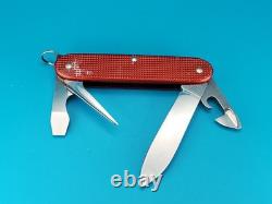 Vintage Victorinox Pioneer 93mm Red Alox Old Cross Swiss Army Knife! 1985 DATE