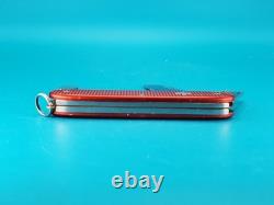Vintage Victorinox Pioneer 93mm Red Alox Old Cross Swiss Army Knife! 1985 DATE
