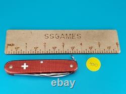 Vintage Victorinox Pioneer 93mm Red Alox Old Cross Swiss Army Knife! 1985 DATE