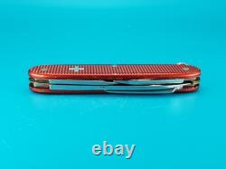 Vintage Victorinox Pioneer 93mm Red Alox Old Cross Swiss Army Knife! 1985 DATE