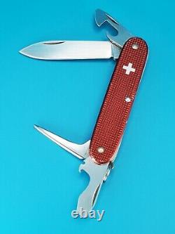 Vintage Victorinox Pioneer 93mm Red Alox Old Cross Swiss Army Knife Multi Tool