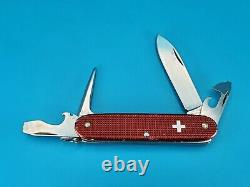 Vintage Victorinox Pioneer 93mm Red Alox Old Cross Swiss Army Knife Multi Tool