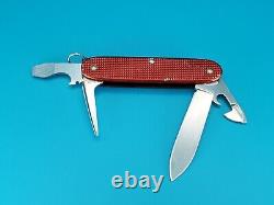 Vintage Victorinox Pioneer 93mm Red Alox Old Cross Swiss Army Knife Multi Tool