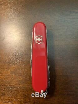 Vintage Victorinox Rainier Serrated Swiss Army Knife, NIB Rare, Discontinued