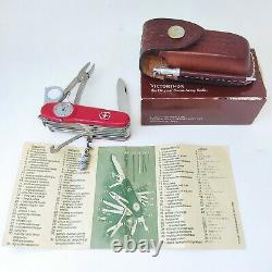 Vintage Victorinox Supertimer Swisschamp with Sheath Swiss Army Knife Timekeeper