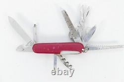 Vintage Victorinox Swiss Army Champ Multitool Pocket Knife - 14 Tools In Total