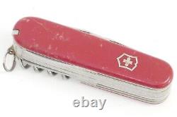 Vintage Victorinox Swiss Army Champ Multitool Pocket Knife - 14 Tools In Total