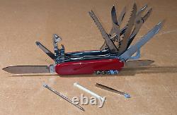 Vintage Victorinox Swiss Army Knife CHAMP Survival kit SOS Survival Set RARE