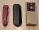 Vintage Victorinox Swiss Army Knife Red Cowboy Slide Lock With Pouch New In Box