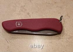 Vintage Victorinox Swiss Army Knife Red Cowboy Slide Lock With Pouch New In Box