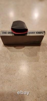 Vintage Victorinox Swiss Army Knife Red Cowboy Slide Lock With Pouch New In Box