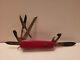 Vintage Victorinox Swiss Army Knife Victoria Officier Suisse crossbow Saw Rare