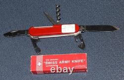 Vintage Victorinox Swiss Army Officier Suisse Standard Knife 0.3600 Rostfrei Box