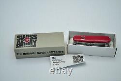 Vintage Victorinox Swiss Army Pocket Knife Swisschamp Red 91mm New