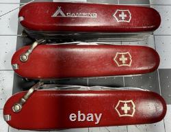 Vintage Victorinox Swiss Army Pocket Knives Mixed Lot Of 3 Bail
