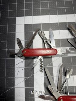 Vintage Victorinox Swiss Army Pocket Knives Mixed Lot Of 3 Bail