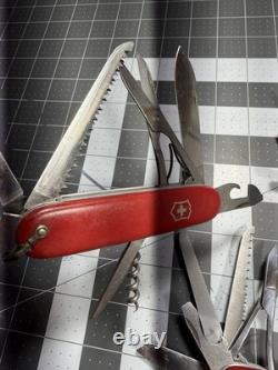 Vintage Victorinox Swiss Army Pocket Knives Mixed Lot Of 3 Bail
