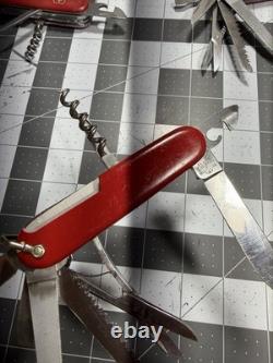 Vintage Victorinox Swiss Army Pocket Knives Mixed Lot Of 3 Bail