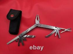 Vintage Victorinox Swiss tool Swiss Army Knife Multi Tool! WITH SHEATH