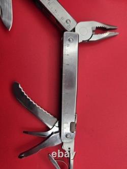 Vintage Victorinox Swiss tool Swiss Army Knife Multi Tool! WITH SHEATH